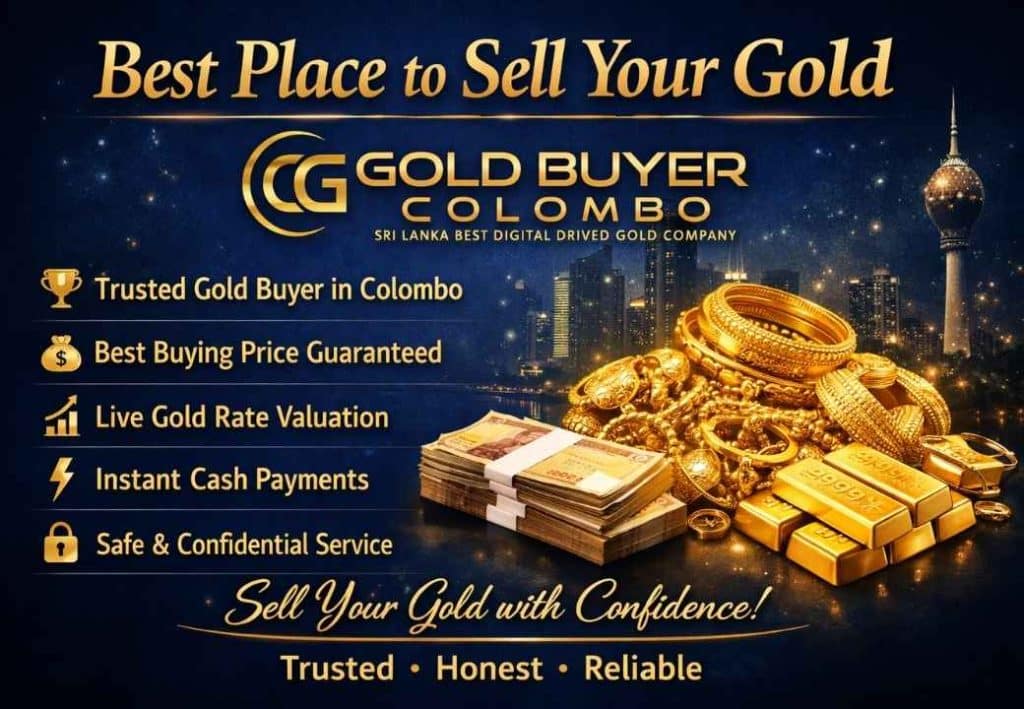 Trusted gold buyer service in Colombo