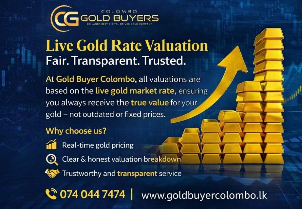 Live Gold Rate Valuation Sri Lanka